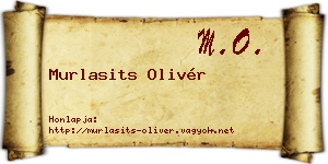 Murlasits Olivér névjegykártya